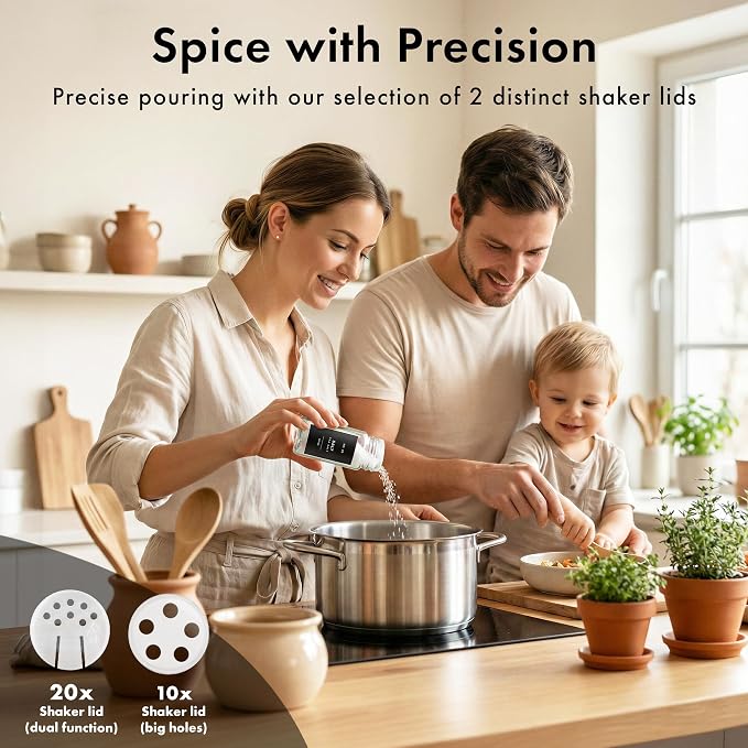 EDELHAUS® Square Spice Jars - Image 4