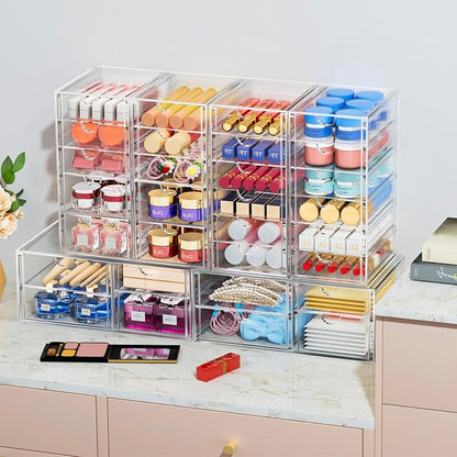 2 Pack Desk Organizers, Makeup Organizer Storage - Image 2