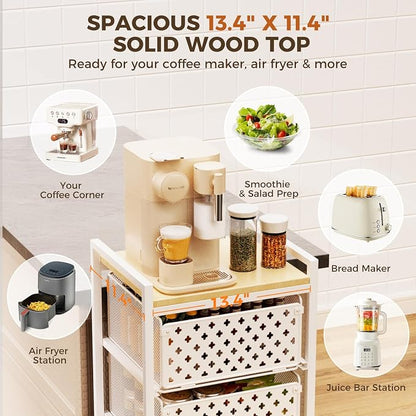5 Tier Kitchen Storage Cart - Image 3