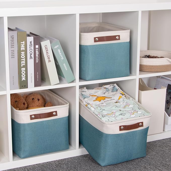 HNZIGE Storage Baskets Bins Large Shelf Baskets - Image 4
