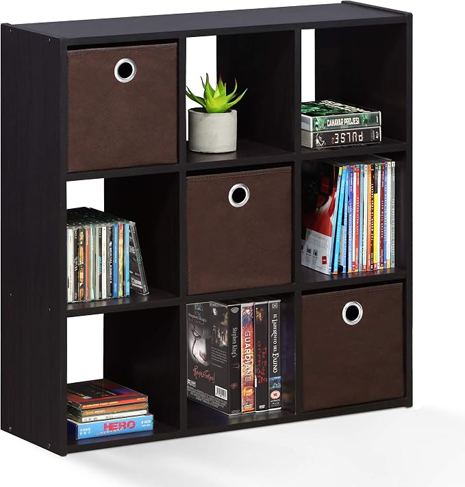 Furinno Simplistic 9-Cube Organizer by Furinno-FitsYourSpaceFitsYourBudget