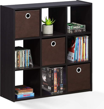 Furinno Simplistic 9-Cube Organizer by Furinno-FitsYourSpaceFitsYourBudget