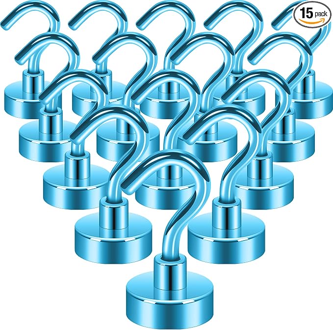Neosmuk Magnetic Hooks, Heavy Duty 30lb+ Strong Magnet Hook by Neosmuk