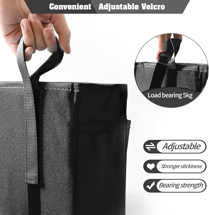 Bseash Bunk Bed Organizer, Bedside Caddy Hanging Bed Organizer Storage Bag - Image 4