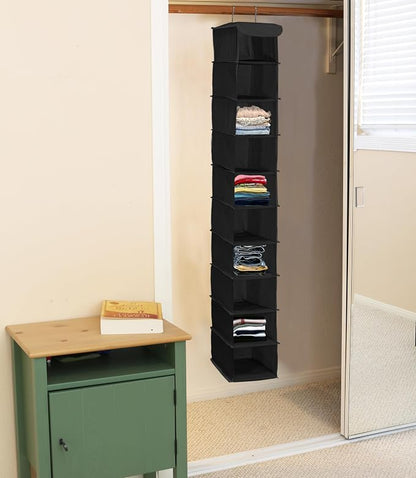 Simple Houseware 10 Shelves Closet Hanging Shoe Organizer - Image 5