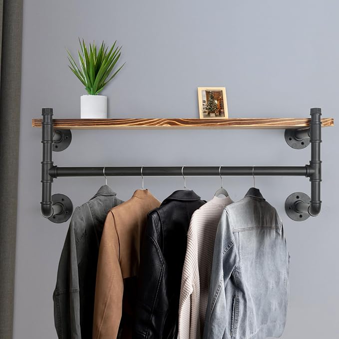 WEBI Wall Mounted Clothes Rack - Image 4