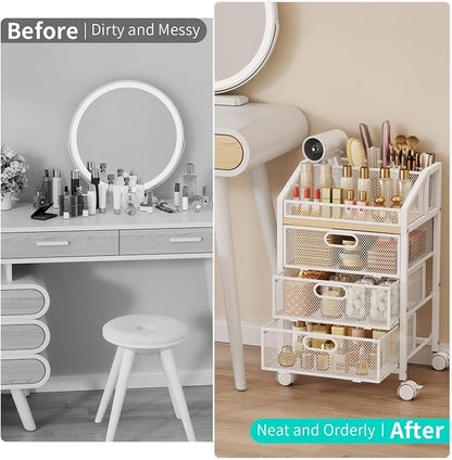 HapiRm Rolling Makeup Cart Organizer - Image 7