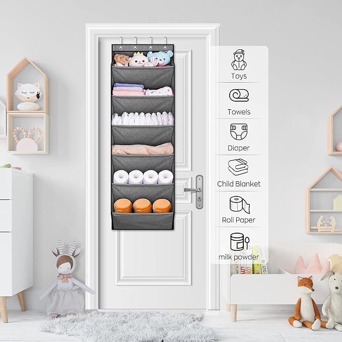 SLEEPING LAMB Over The Door Shoe Organizer - Image 7