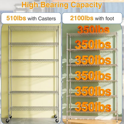 BestOffice | 6-Tier Wire Shelf - Image 5