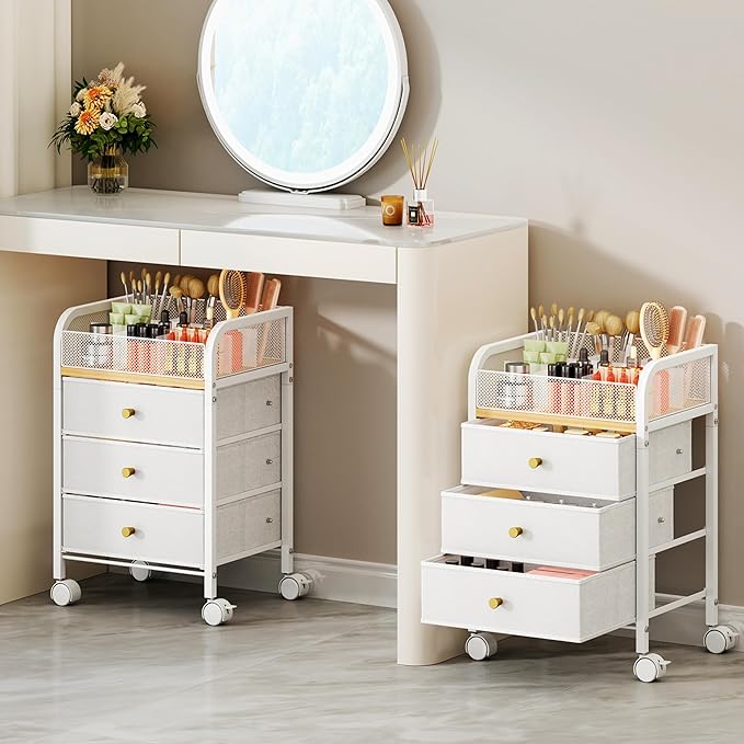 SWTYMIKI Rolling Makeup Organizer Cart by SwtyMiki-TidyHomeSweetLife
