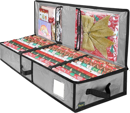 BALEINE Soft Christmas Wrapping Paper Storage Bag, Accessories by BALEINE