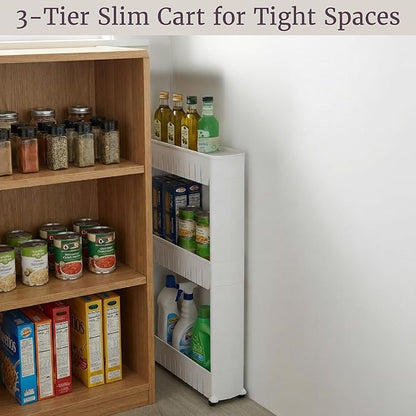 Lavish Home 3 Tier Shelf Rolling Cart - Image 5