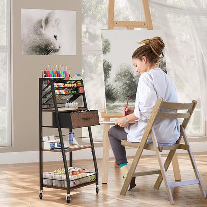 3 Tier Rolling Cart - Image 6