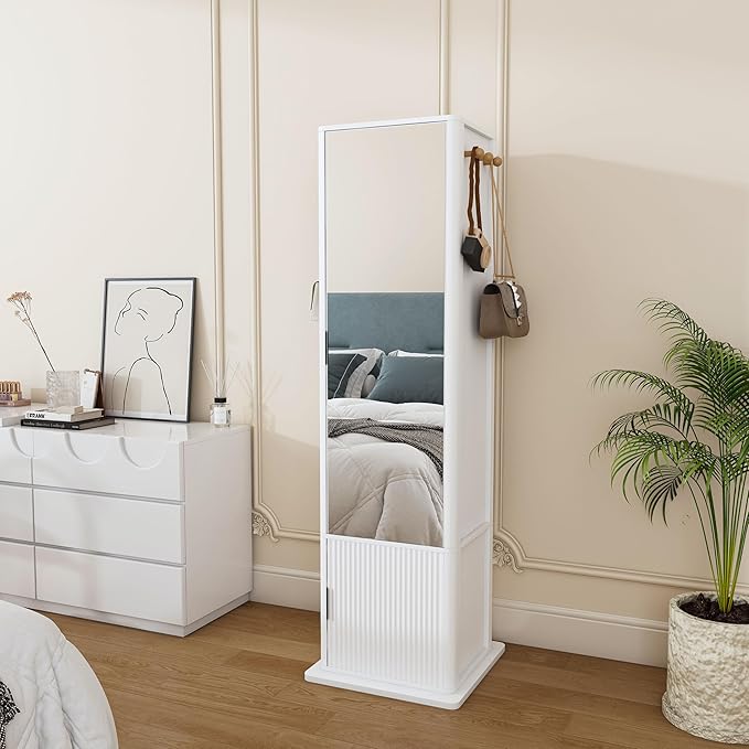 Montary 360° Rotating Makeup & Jewelry Cabinet by Montary