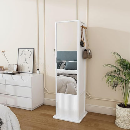 Montary 360° Rotating Makeup & Jewelry Cabinet by Montary