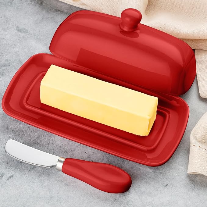 Zulay Kitchen Butter Dish With Lid - Image 7