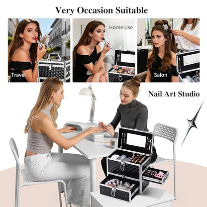 Frenessa Nail Polish Makeup Train Case - Image 7