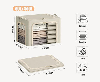 3 Openings Clothes Storage Bins - Image 6
