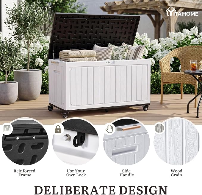 YITAHOME 90 Gallon Outdoor Storage Box - Image 3