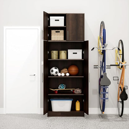 Prepac Elite Tall Garage Storage Cabinet & Pantry Storage Cupboard, 2-Door - Image 6