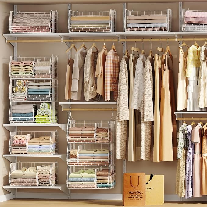 3 Tier Extra Large Closet Hanging Shelves - Image 4