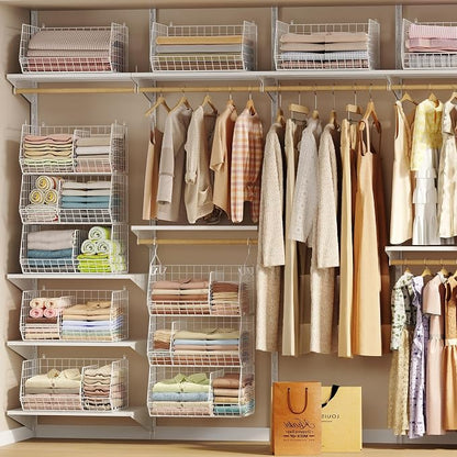 3 Tier Extra Large Closet Hanging Shelves - Image 4