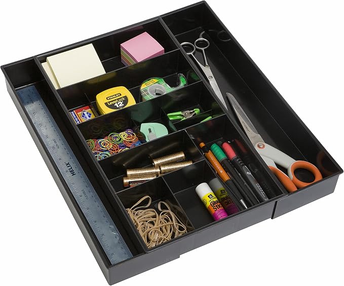 Dial Industries Expandable Office Drawer Desk Organizer Storage Tray - Image 7