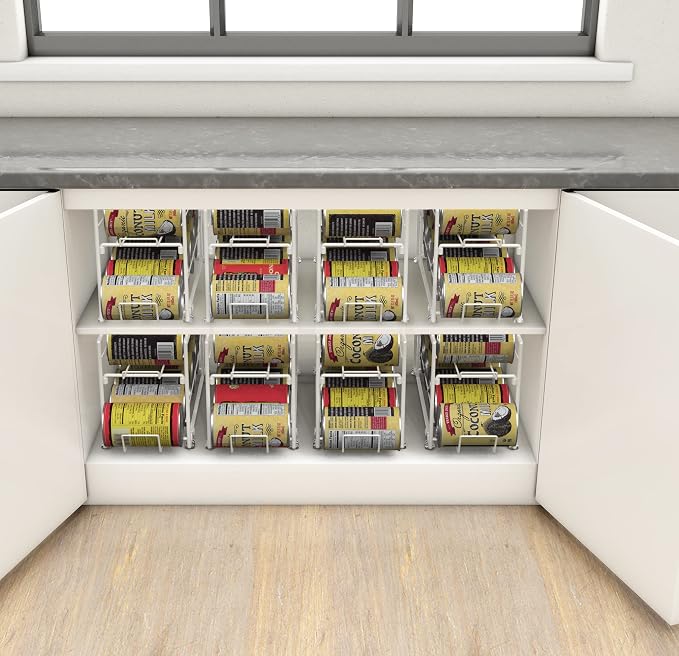 Simple Houseware Soda Can Organizer Stackable Rack Dispenser - Image 6