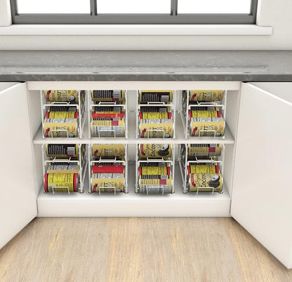 Simple Houseware Soda Can Organizer Stackable Rack Dispenser - Image 6