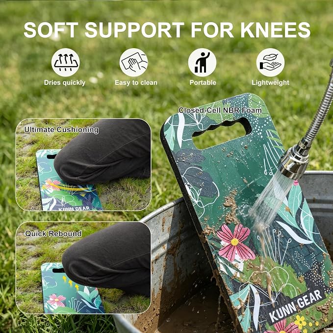 KUNN 5 Gal Garden Bucket Tool Organizer & Kneeling Pad Set, Garden Caddy | - Image 4