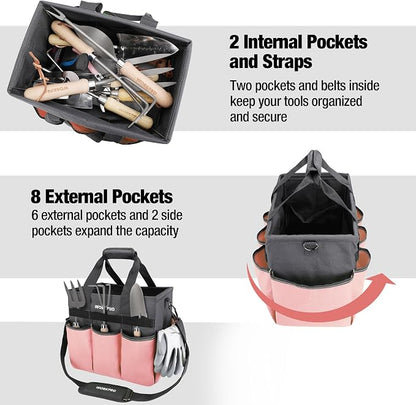 WORKPRO Garden Tool Bag, Heavy Duty Gardening Tote Bag Organizer - Image 4