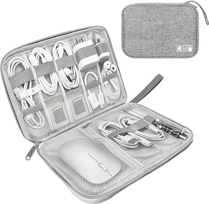 Lcsmaokin Electronics Organizer Travel Case, Electronic Accessories Storage Bag by Lcsmaokin