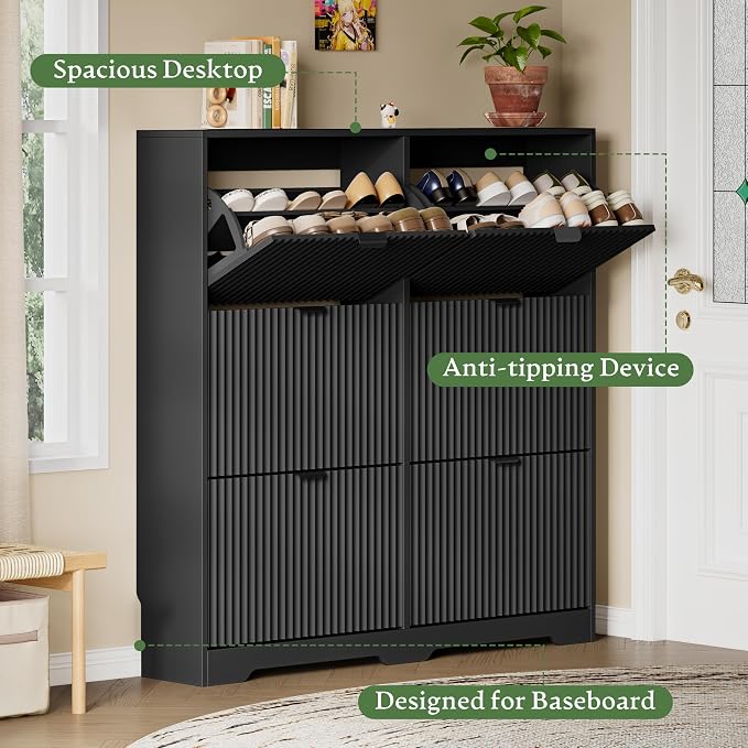 Xixini Shoe Storage Cabinet for Entryway - Image 4