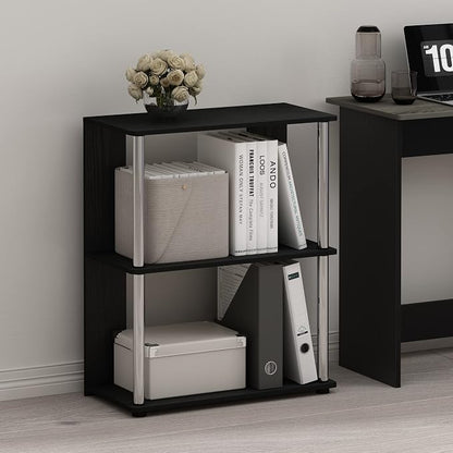 Furinno Jaya Simple Design 3-Tier Bookcase/Bookshelf/Display Rack - Image 4