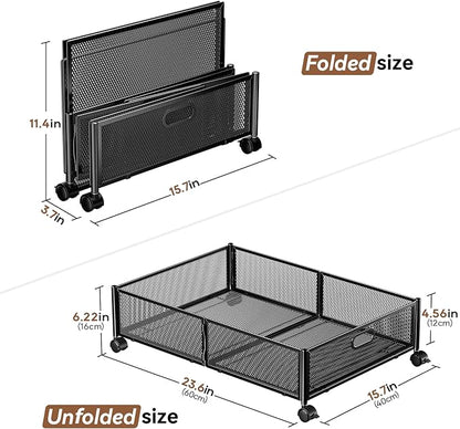 PHINOX Under Bed Storage with wheels, Under the Bed Storage Containers - Image 2