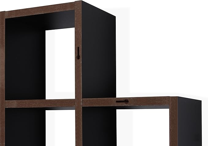 Danya B. Cubby Chessboard Wall Shelf – Black - Image 5