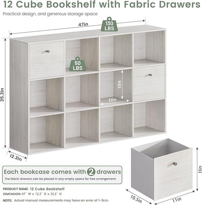 12 Cube Storage Organizer, Bookcase - Image 2