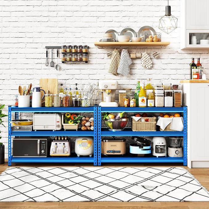 48" W Garage Shelving Heavy Duty, 1500LBS Loads Adjustable Garage Storage - Image 6