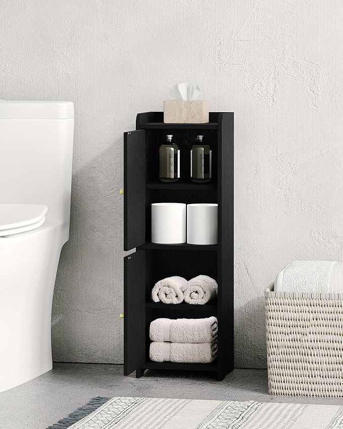 Hzuaneri Bathroom Storage Cabinet, Small Corner Floor Cabinet - Image 4