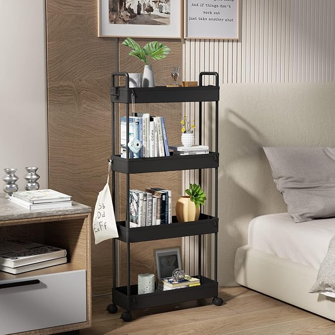 SOLEJAZZ Slim Rolling Storage Cart - Image 6
