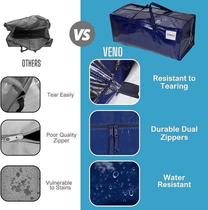 VENO 10 Pack Moving Bags w/Backpack Straps, Heavy Duty, Moving Boxes Alternative - Image 4