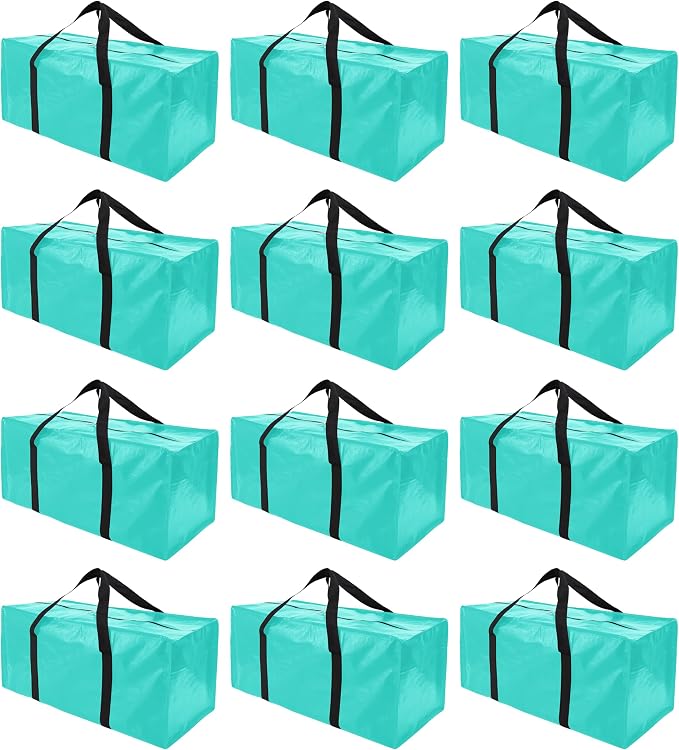 12 Pack Extra Large Moving Bags by PANDA+JOYS