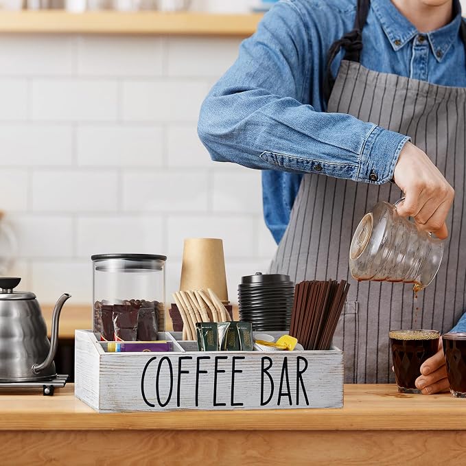 ALELION White Coffee Station Organizer - Image 6
