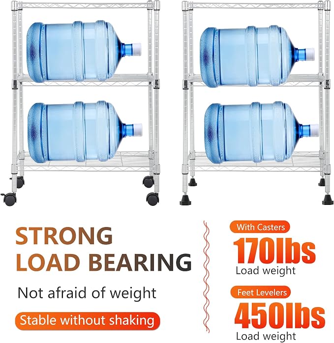 BestOffice | 3-Tier Wire Storage Shelves - Image 6