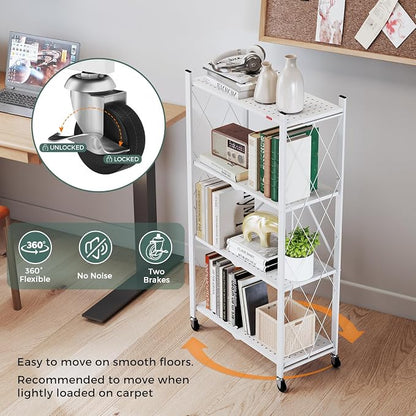 DEANIC 4 Tier Foldable Storage Shelves - Image 9