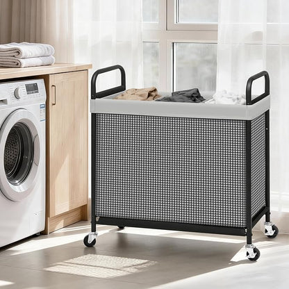 STORAGE MANIAC Rolling Laundry Hamper - Image 2