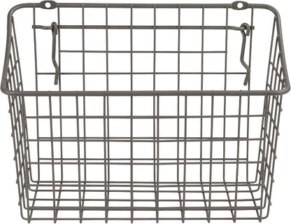 Spectrum Large Wire Basket Pegboard Wall Organizer Metal Pegboard Storage Bin - Image 7