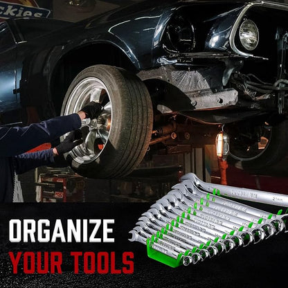 ALOANES 78-Slot Metal Wrench Organizer, Heavy Duty Wrench Organizer Tray - Image 6