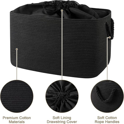 95L Extra Large Blanket Basket - Image 3