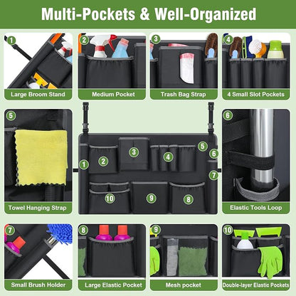 Trash Can Caddy Bags Fit 32-55 Gallon Garbage Bins, Garbage Bin Caddy Bag - Image 3